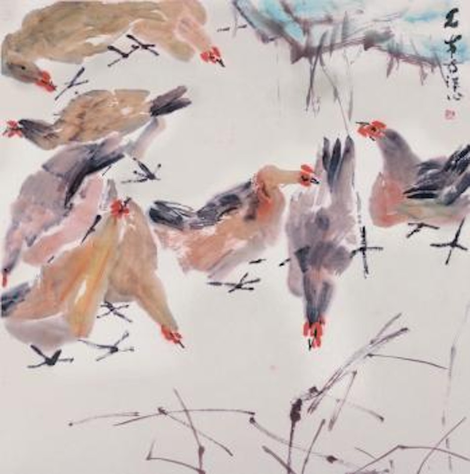 Chickens by Chen Wen Hsi