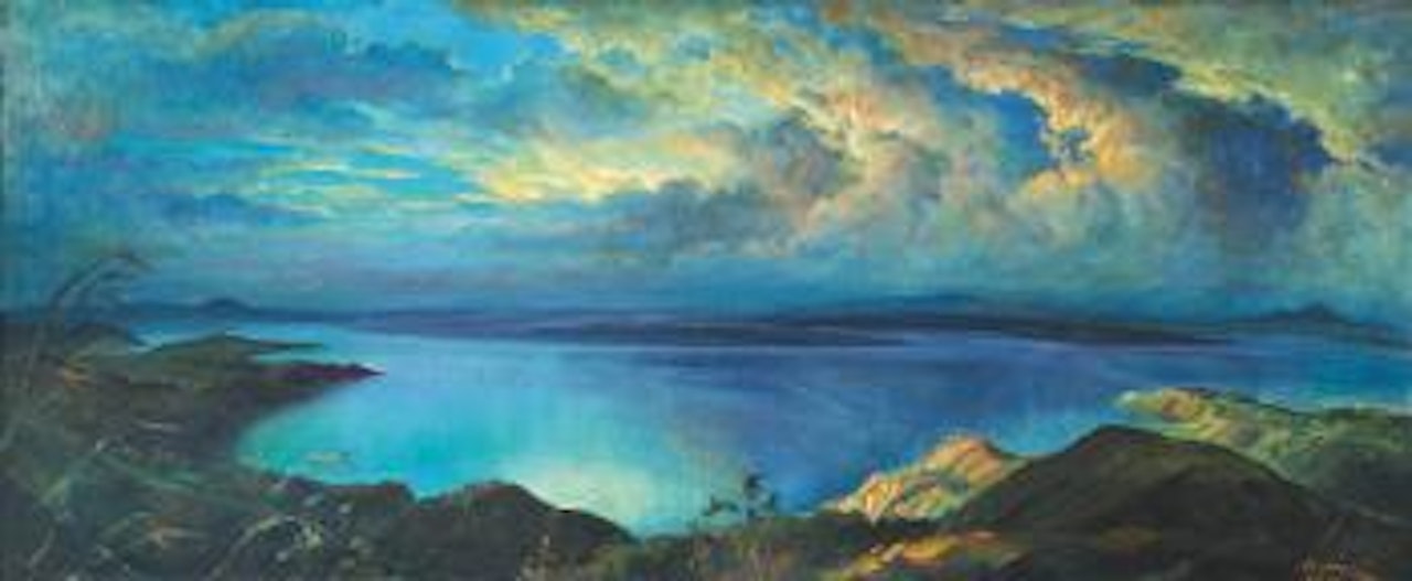 Lake by Raden Basoeki Abdullah