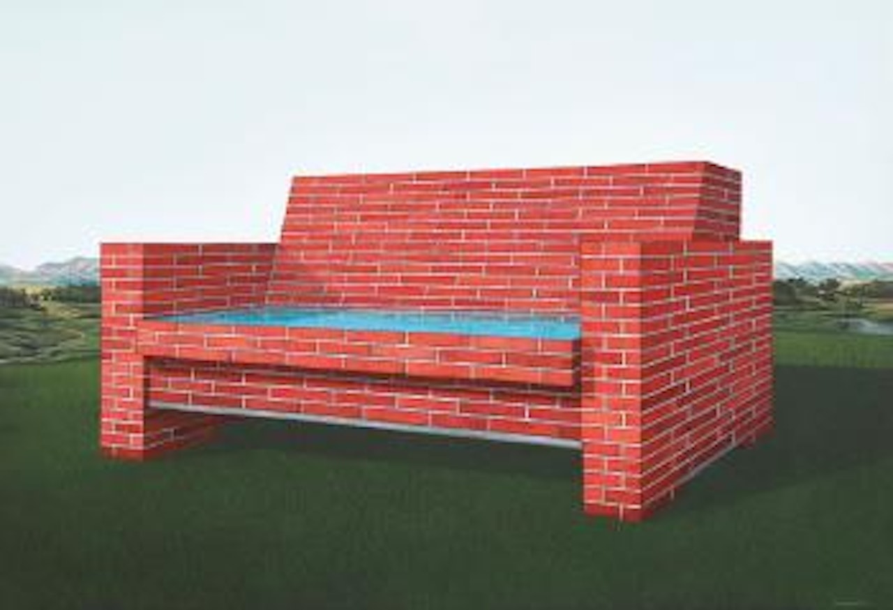 Sofa Bata (Brick Sofa) by Rudi Mantofani