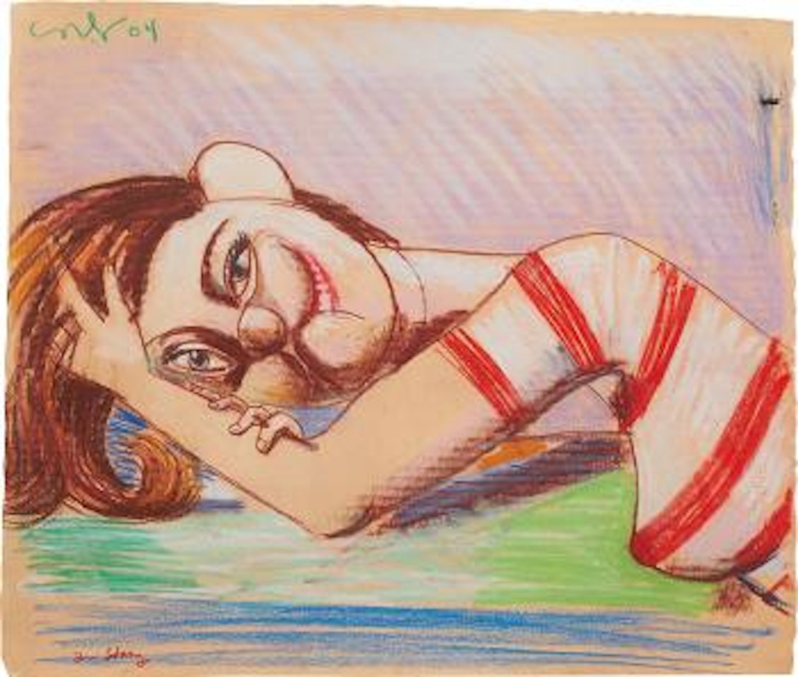 Untitled (Portrait of a Woman) by George Condo