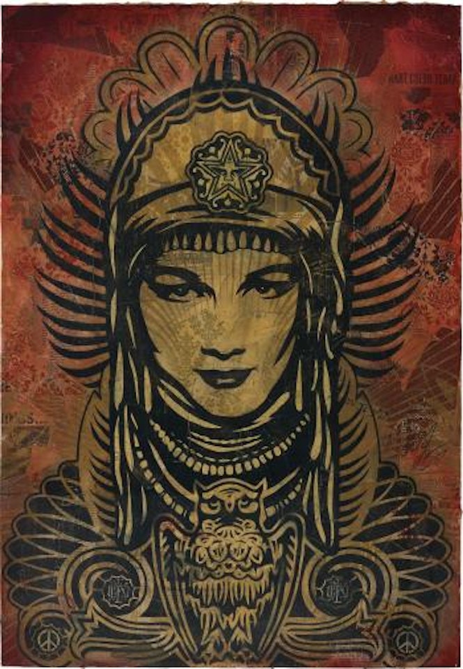 Peace Goddess by Shepard Fairey