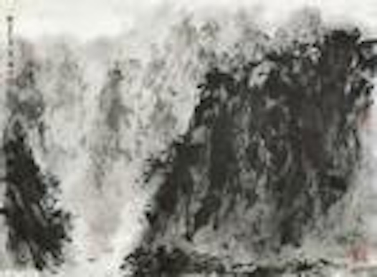 Three Gorges by Fu Baoshi