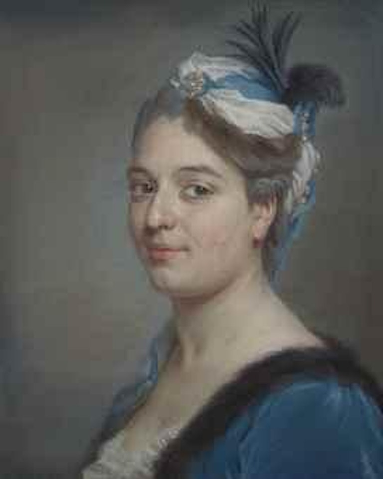 Portrait of a lady, possibly Claire Josèphe Hippolyte Léris de Latude, called Mademoiselle Clairon (1723-1803) by Maurice Quentin de la Tour