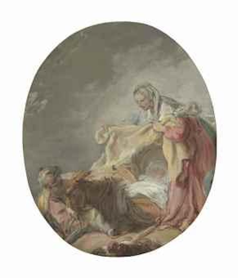 The Rest on the Flight into Egypt by Jean-Honoré Fragonard