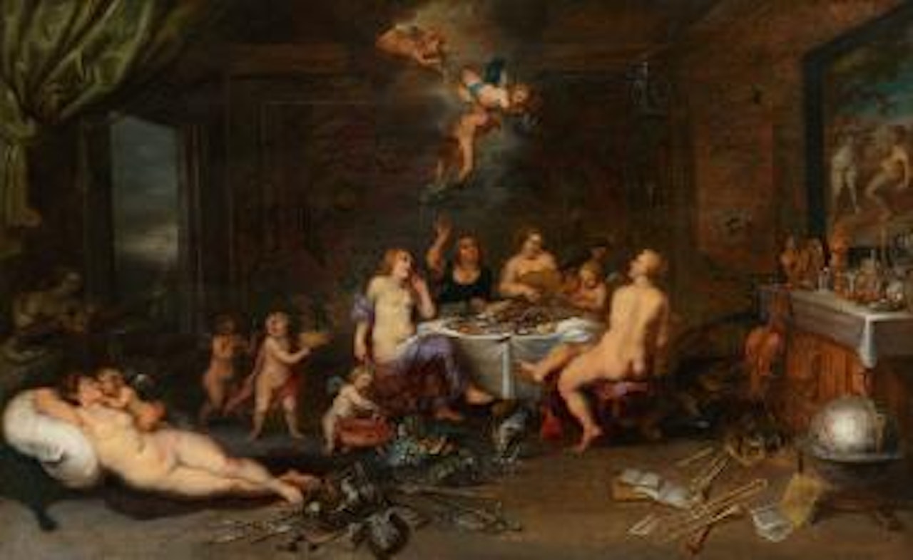The Five Senses by Pieter van Avont by Jan Brueghel the Younger