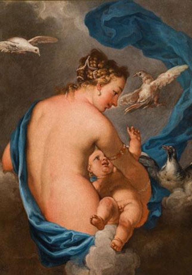 Venus and Amor by Pietro Liberi