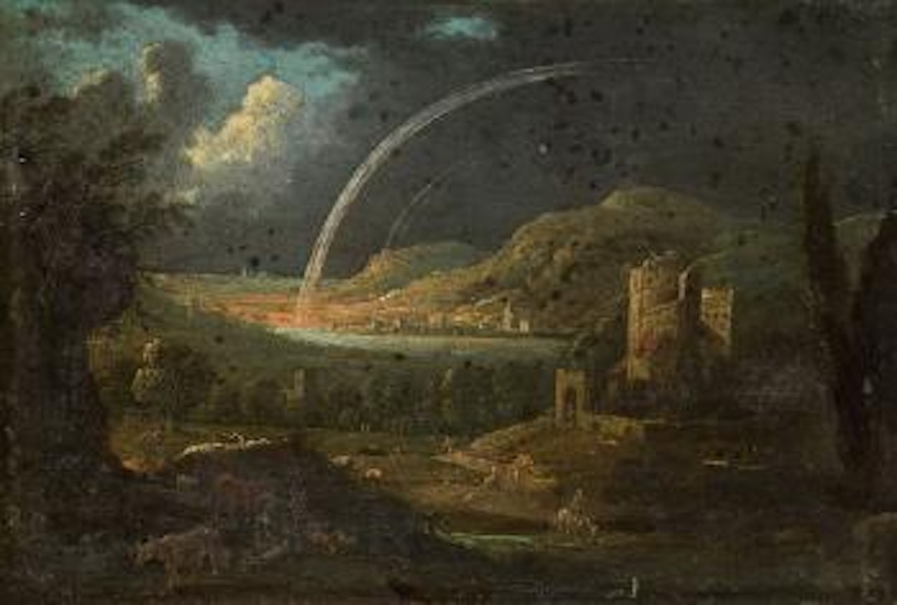 Landscape by night by Paul Bril