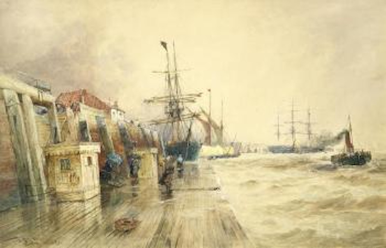 Greenwich Pier by Thomas Bush Hardy