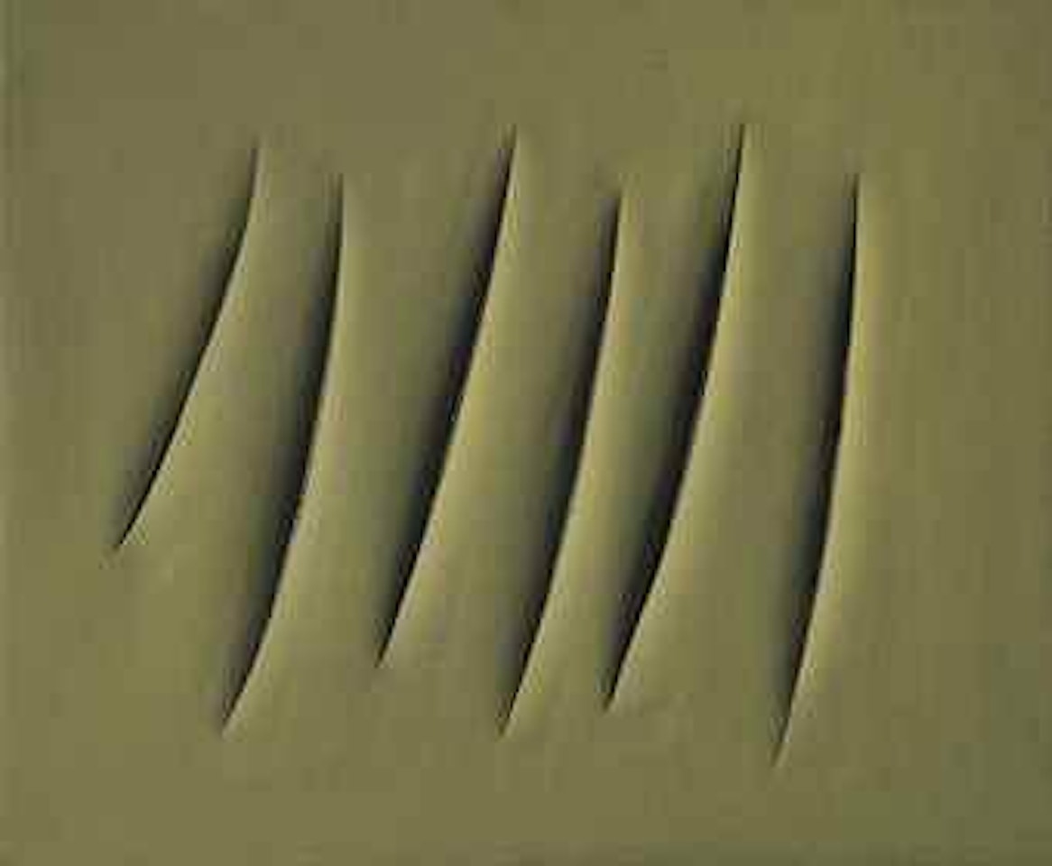 Concetto spaziale, Attese by Lucio Fontana