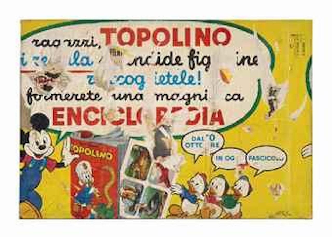 Topolino by Mimmo Rotella