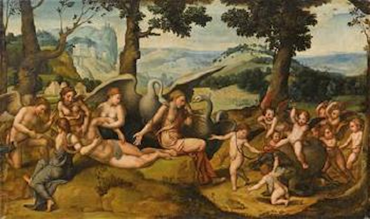 Venus mourning the death of Adonis by Italian School