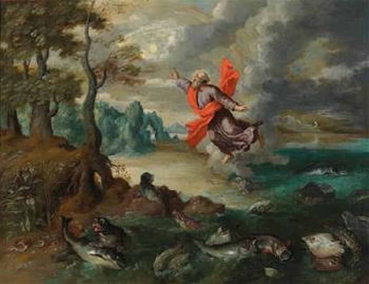 The Spirit of God Hovering over the Waters(Genesis 1:1) by Jan Brueghel the Younger