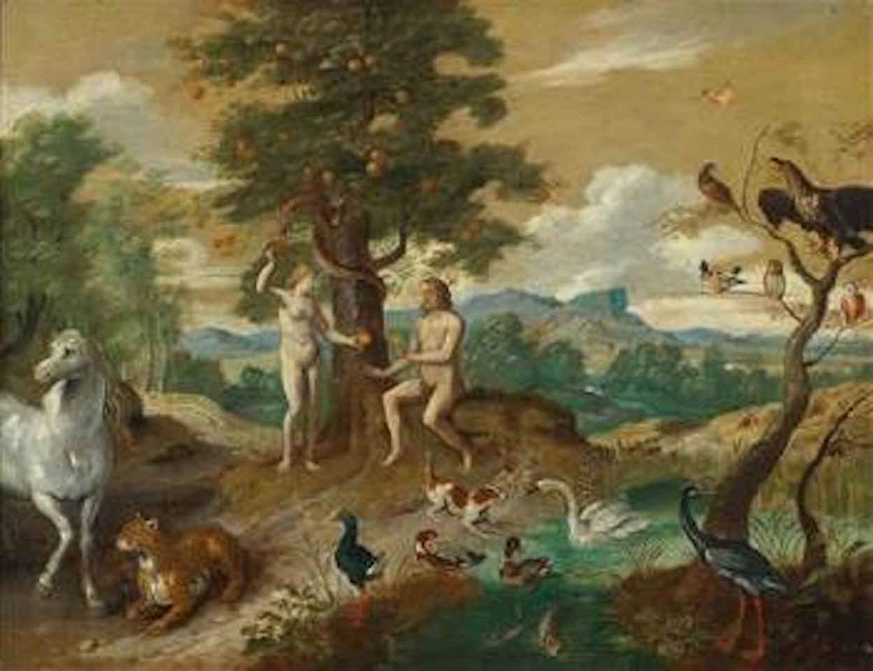 The Fall of Man(Genesis 3:6) by Jan Brueghel the Younger