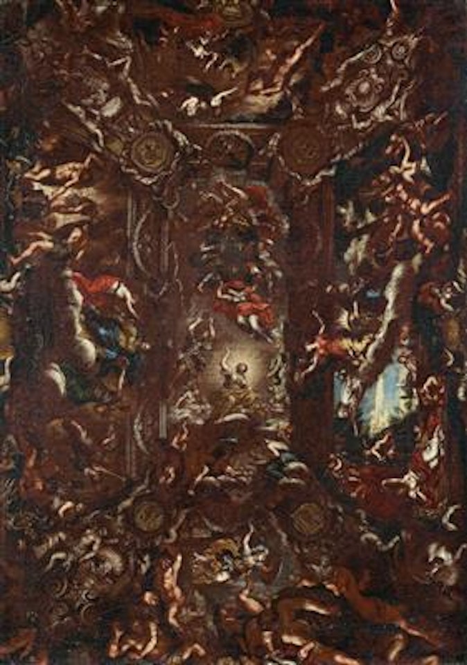The Ceiling of Palazzo Barberini, Rome by Roman School