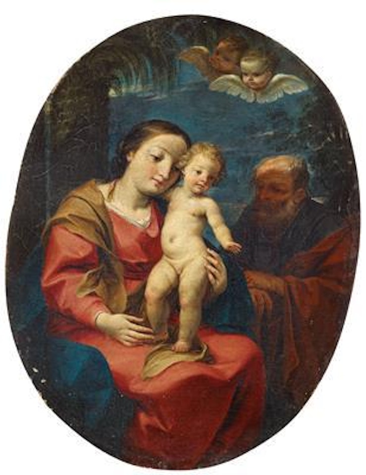 The Holy Family by Giovan Gioseffo Dal Sole