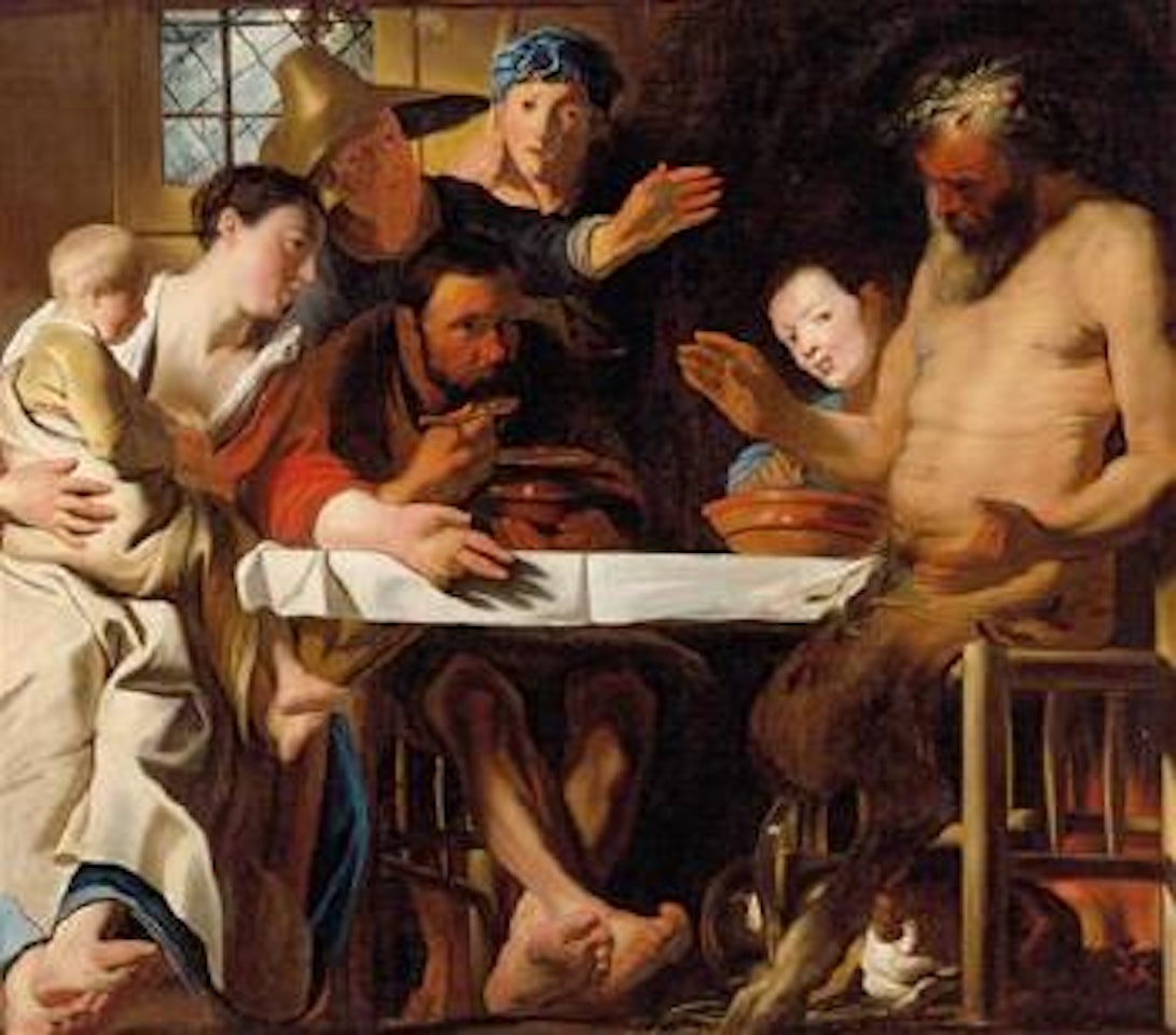 The Satyr and the Peasant by Jacob Jordaens