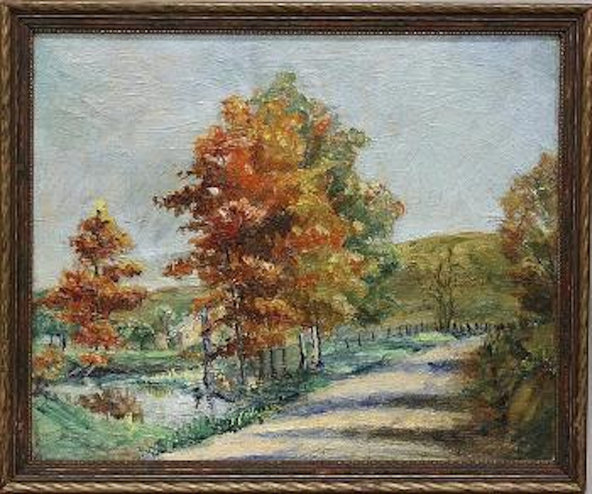 Fall landscape by Walter Emerson Baum