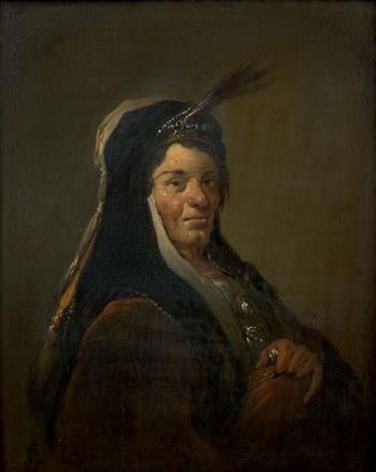 Une Bohémienne by Christian Wilhelm Ernst Dietrich
