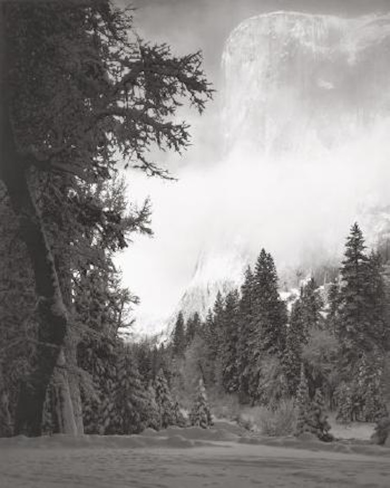 El Capitan, Sunrise, Winter, Yosemite, pl. 10 (from Portfolio VII) by Ansel Adams
