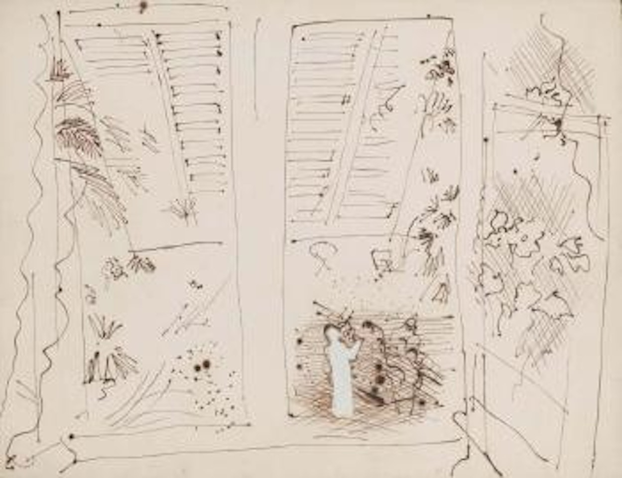 Musiciens à l'Hôtel Ruhl by Raoul Dufy