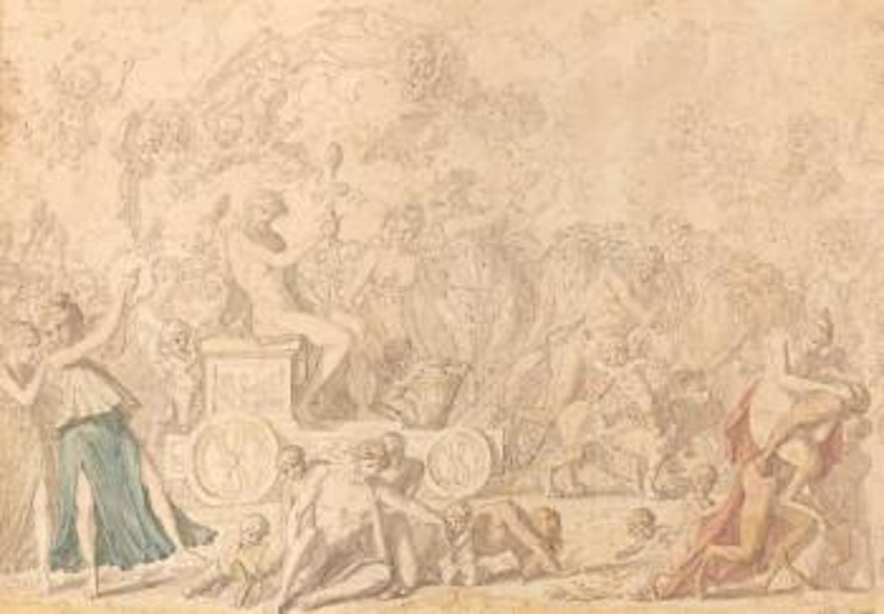Le Triomphe de Bacchus; Le Triomphe de Flore by Louis-Félix de la Rue