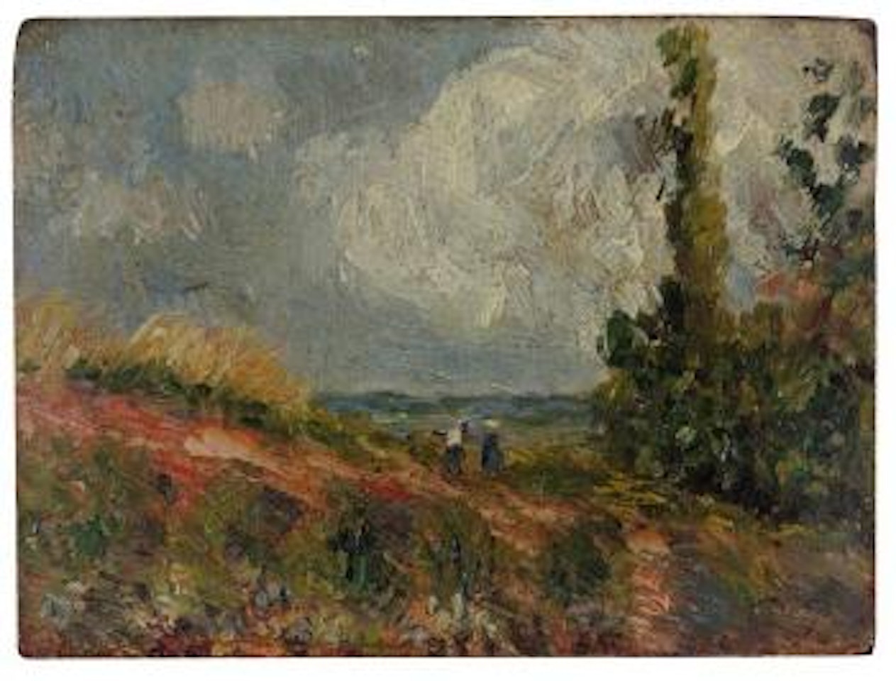 Paysage à Pontoise by Camille Pissarro