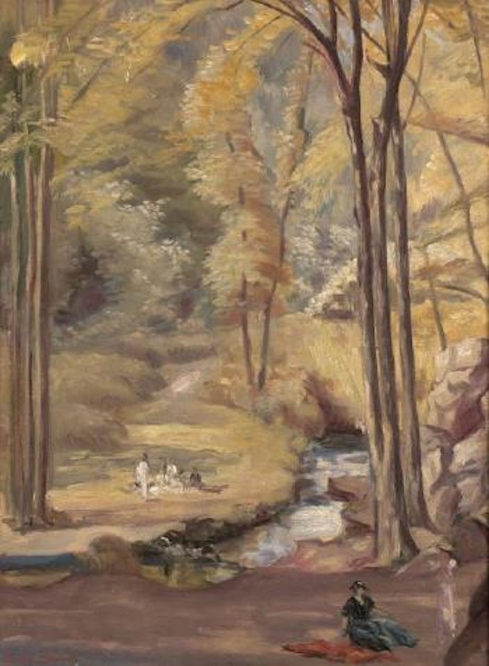 Sur les bords du Cernay by Emile Bernard