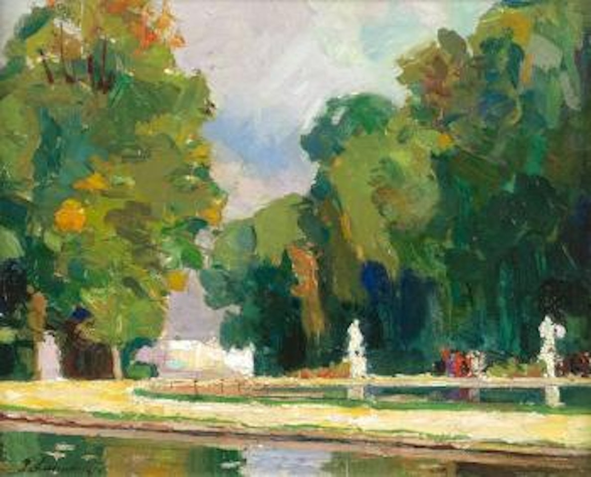 Le parc de Saint-Cloud by Georgij Aleksandrovic Lapschin