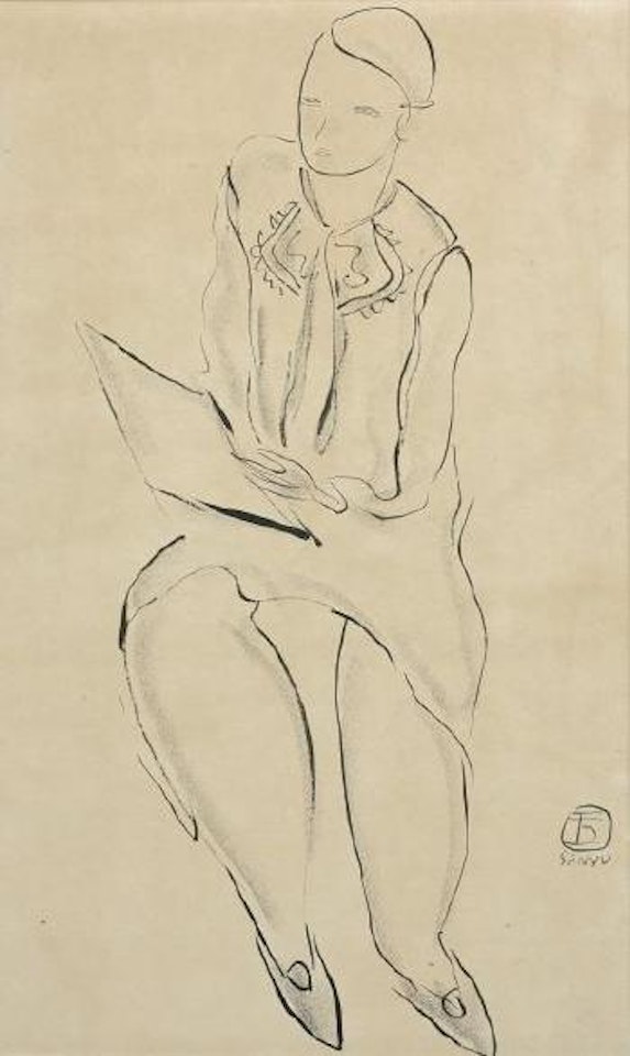 Modèle à l’académie by Sanyu