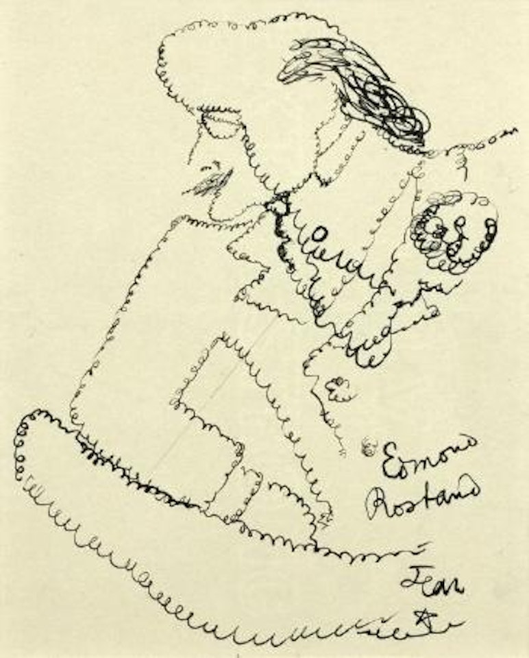 Edmond Rostand by Jean Cocteau