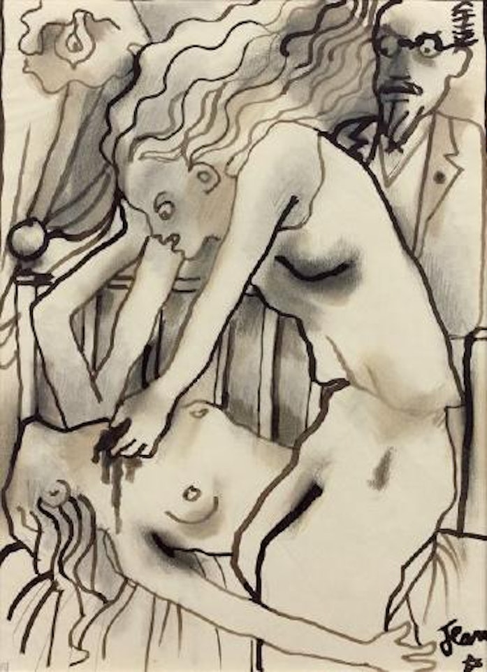Souvenir de Diche maron, scène de crime sanglant by Jean Cocteau