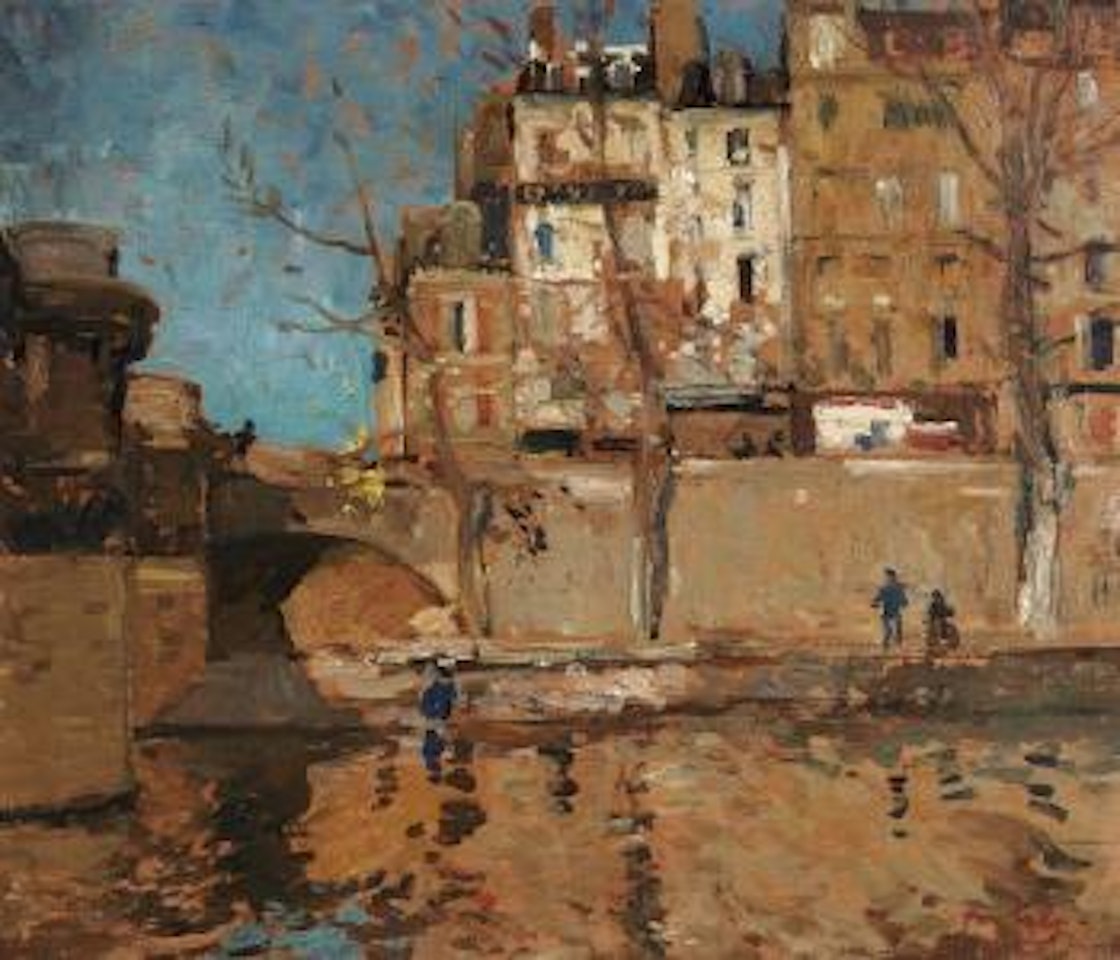Lumière d’automne sous le pont neuf by François Gall