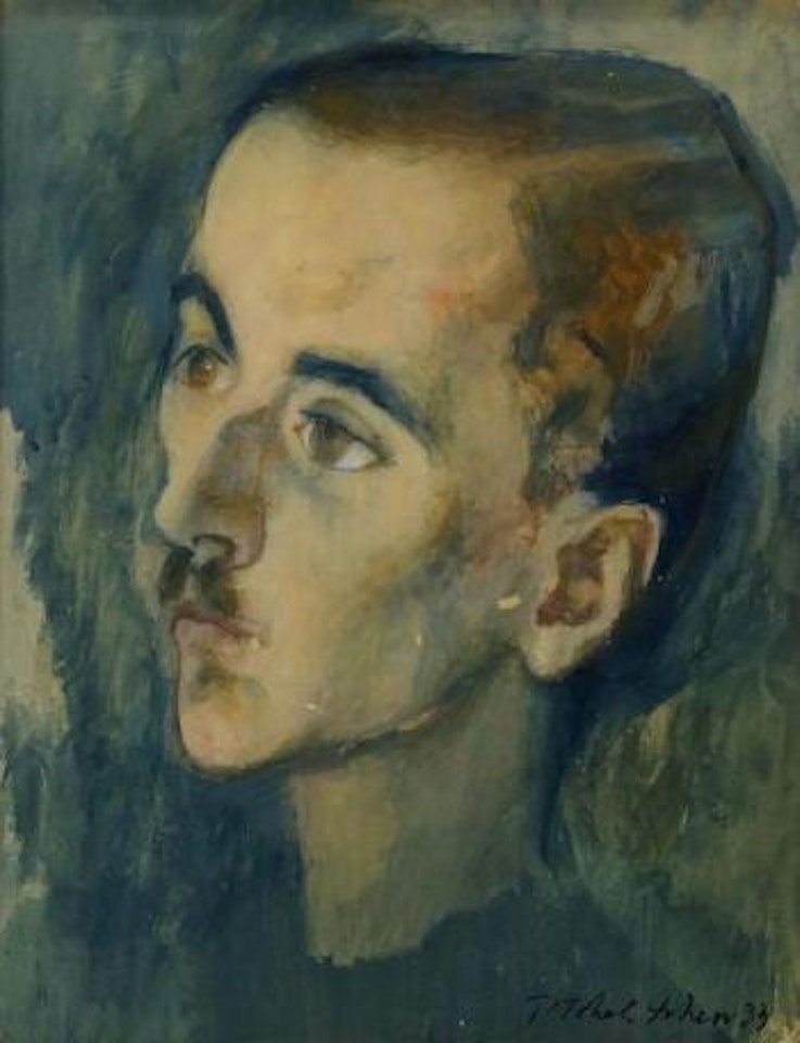 Head of a man by Pavel Tchelitchew