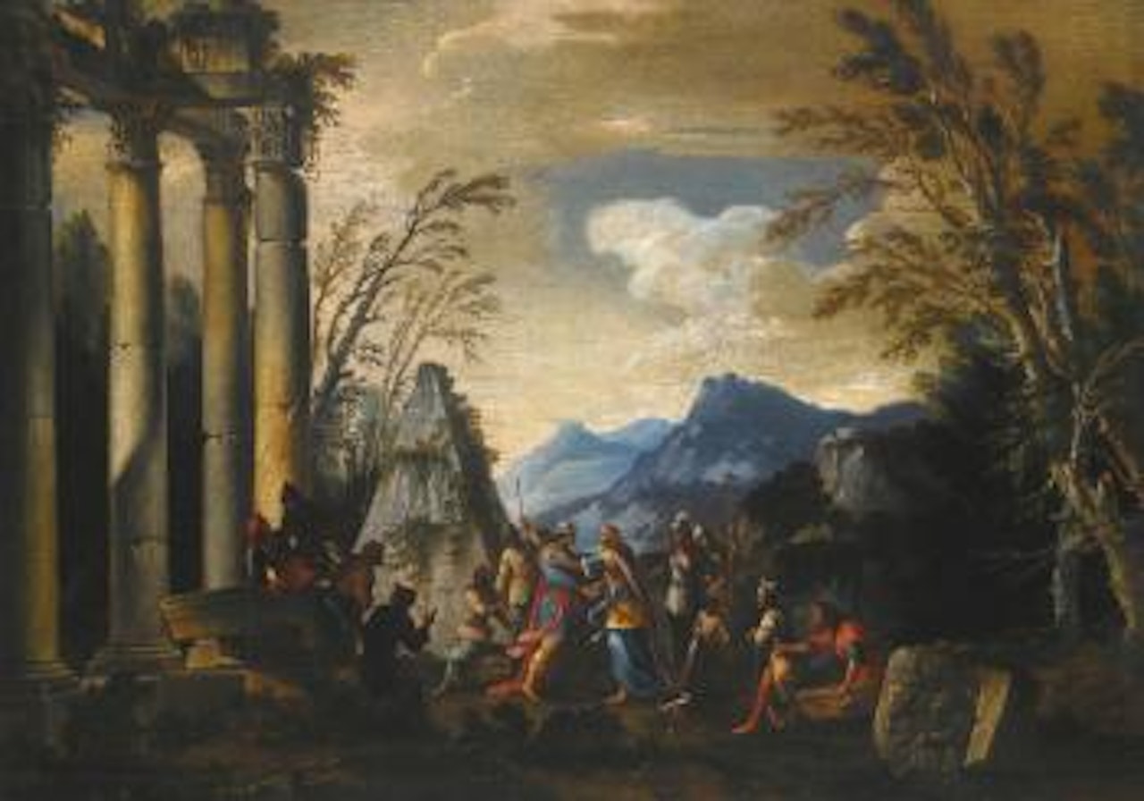 Alexander the Great and Thalestris by Giovanni Ghisolfi