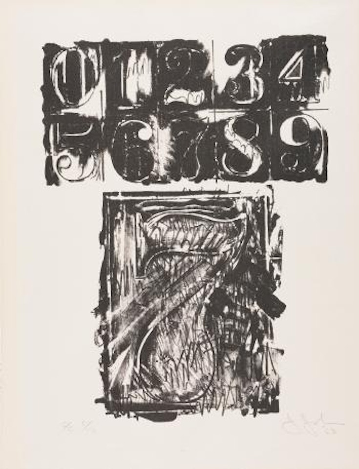 7 (Ulae 19) by Jasper Johns