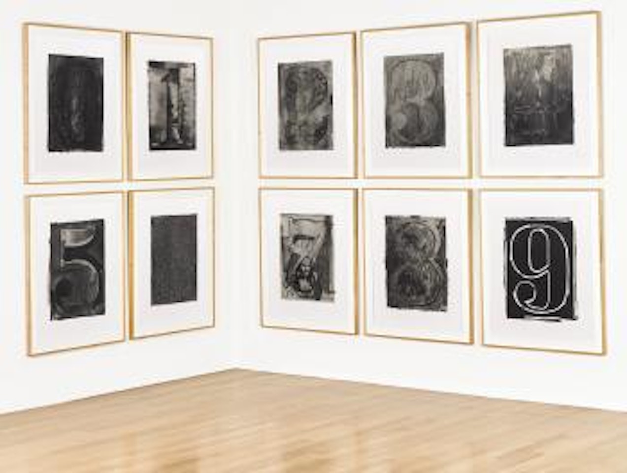 Black Numeral Series (Gemini 261 - 2610) by Jasper Johns