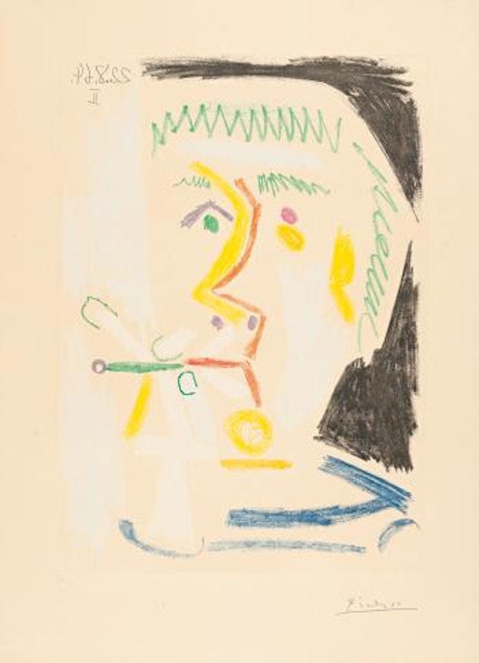 Fumeur (B 1168; Ba 1168) by Pablo Picasso