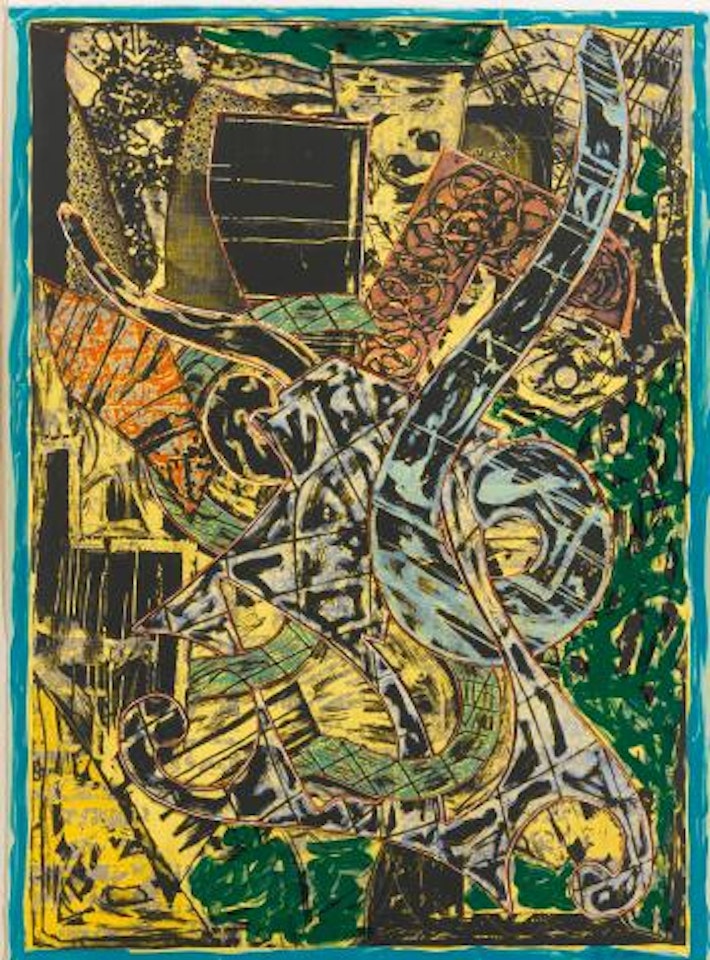 Yellow Journal (A 162) by Frank Stella