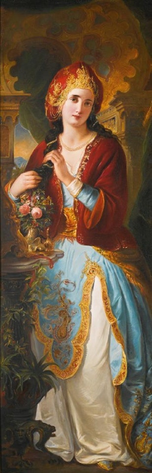 Girl in Ottoman Costume by French School
