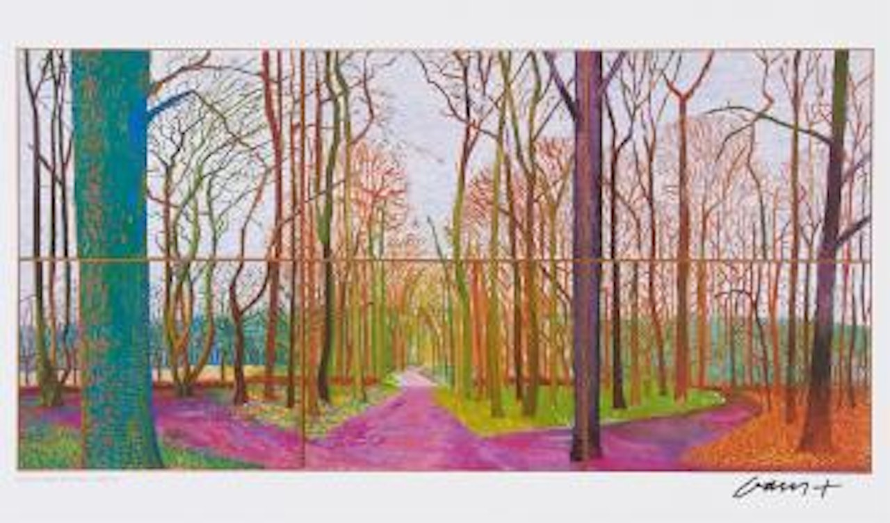 Woldgate woods by David Hockney