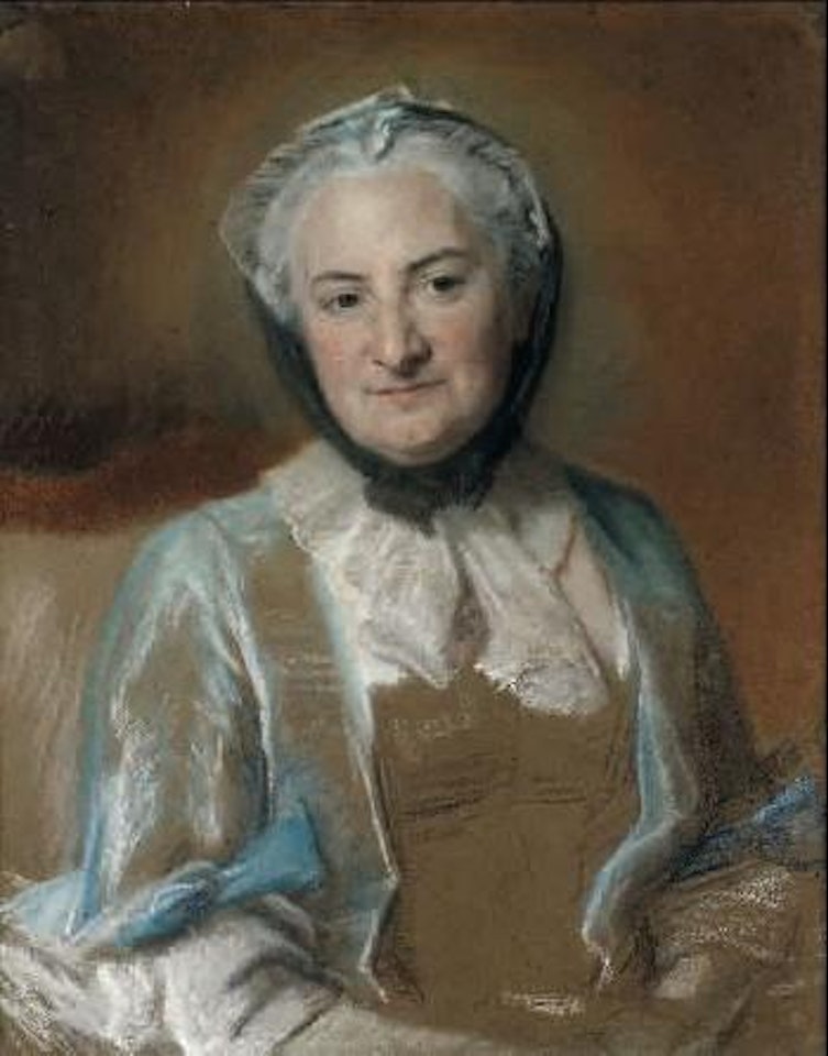 Portrait de femme en buste, ébauche by Maurice Quentin de la Tour