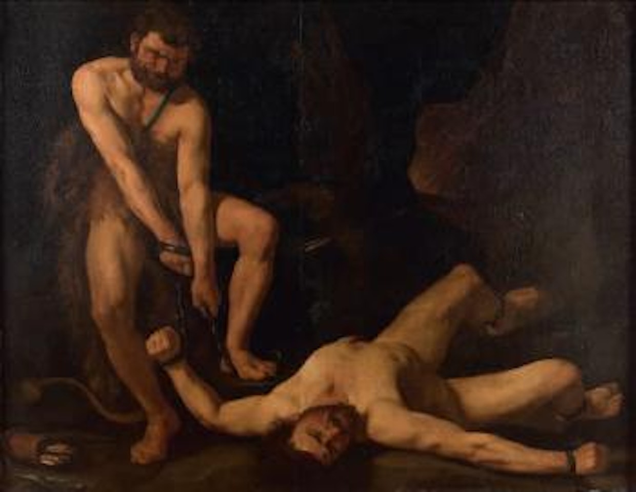 Hercule délivrant Prométhée by Dutch School