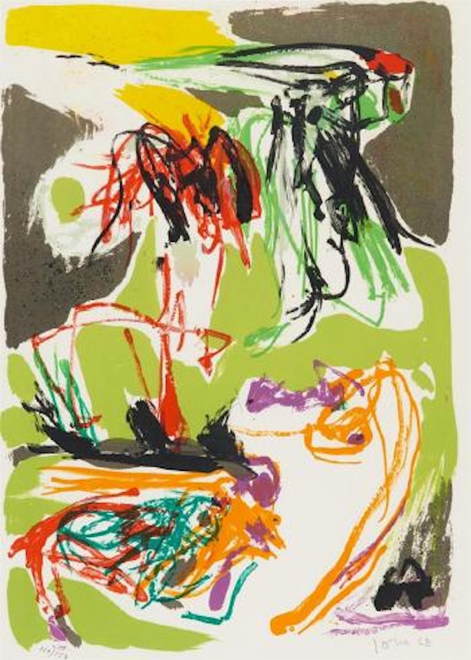 Ohne Titel (aus: Kölner Kunstmarkt) by Asger Jorn