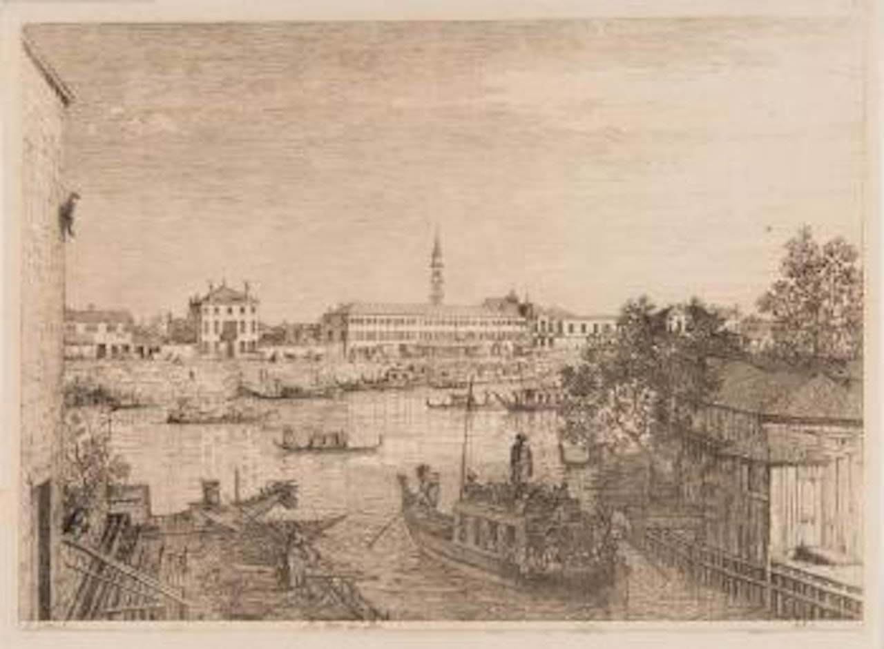 Alle porte Del dolo by Canaletto