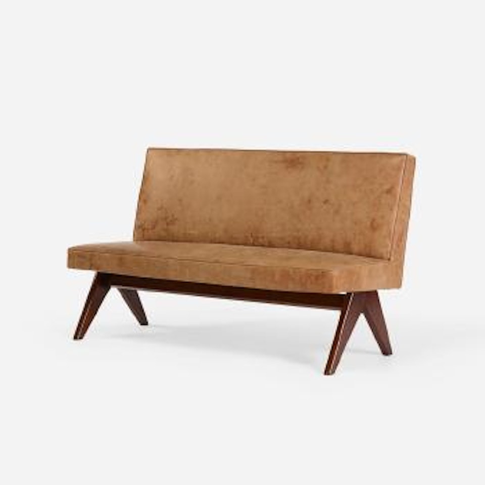 Public bench from the High Court, Chandigarh by Pierre Jeanneret