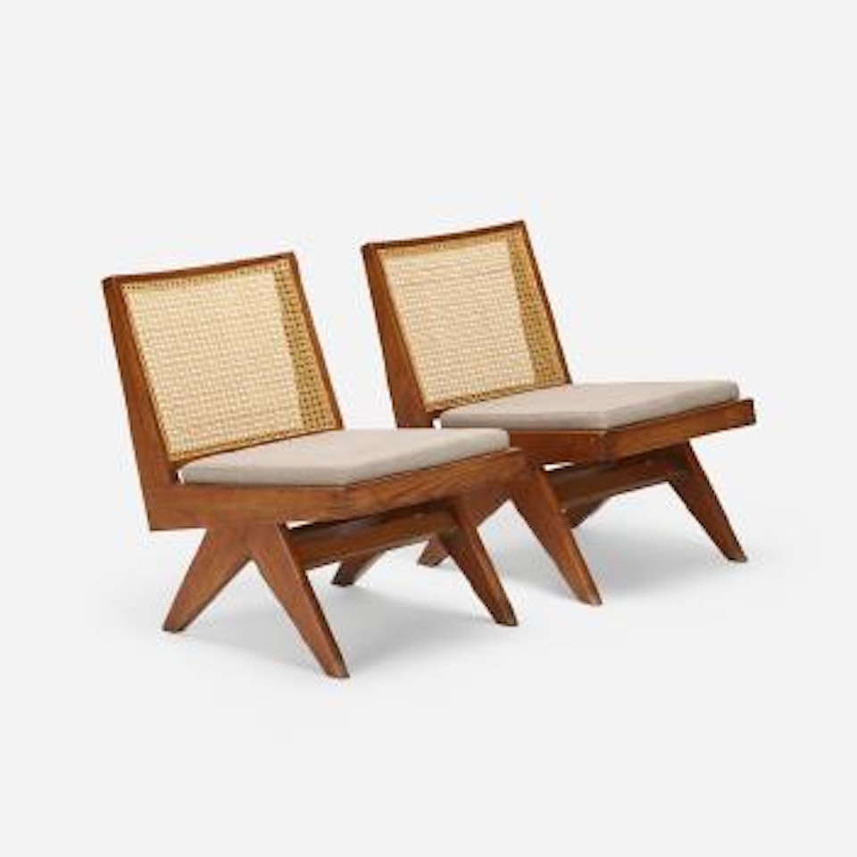 Lounge chairs from Chandigarh by Pierre Jeanneret