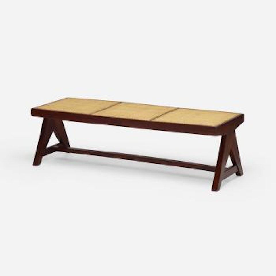 Bench from the MLA Flats building, Chandigarh by Pierre Jeanneret
