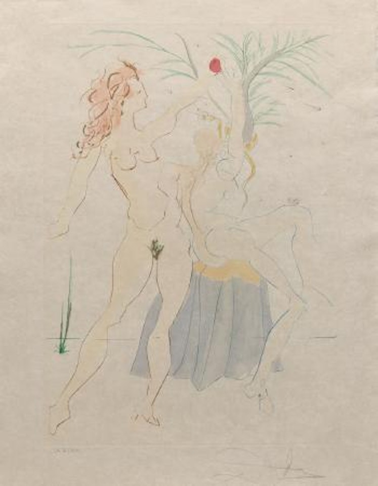 Adam and Eve by Salvador Dali