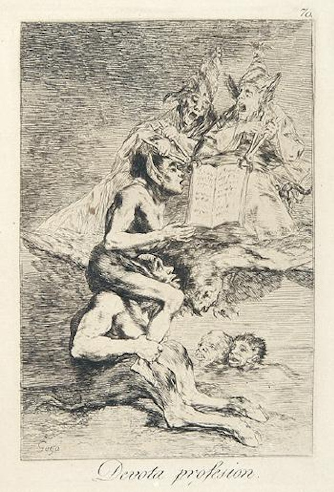 Devota Profesion by Francisco José de Goya