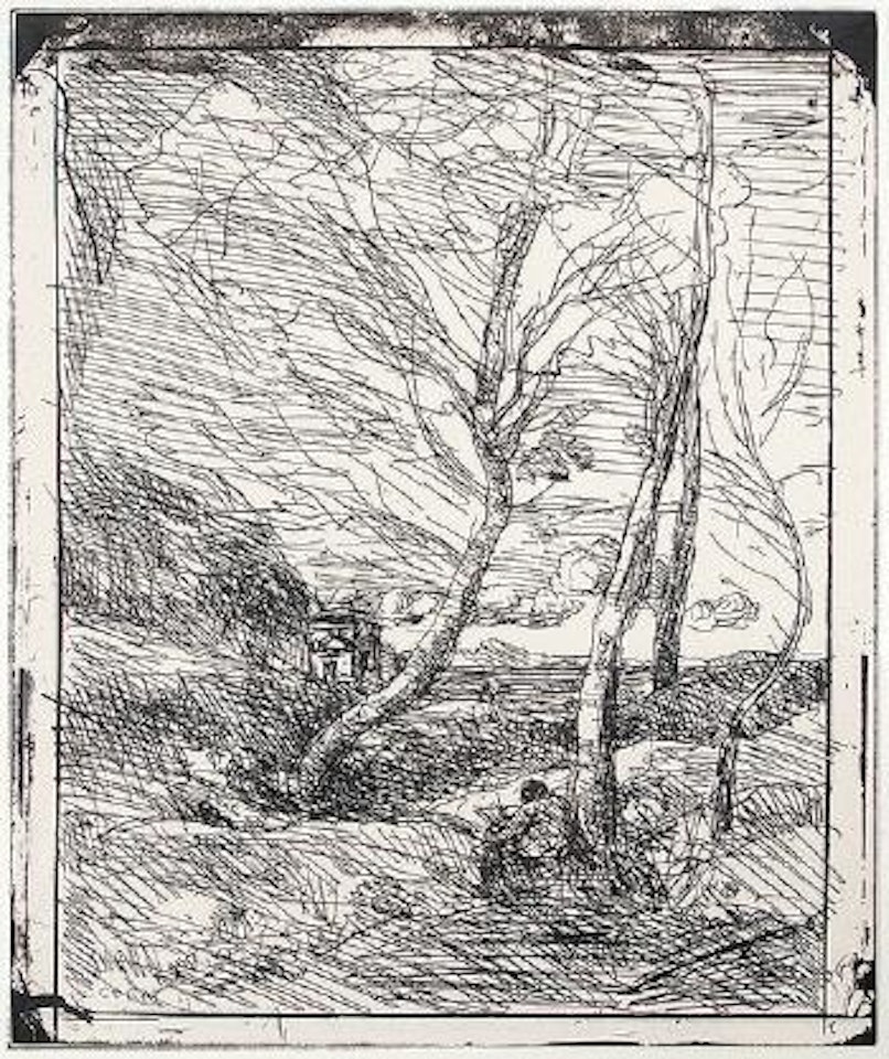 L'artiste en Italie by Jean Baptiste Camille Corot